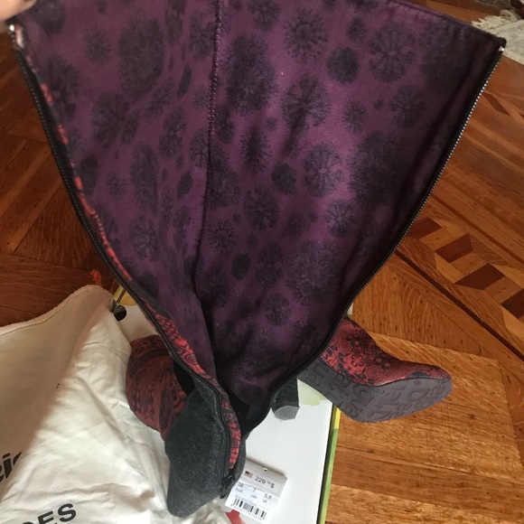 Desigual Patchwork Boots in Size 7 - Picture 6 of 6